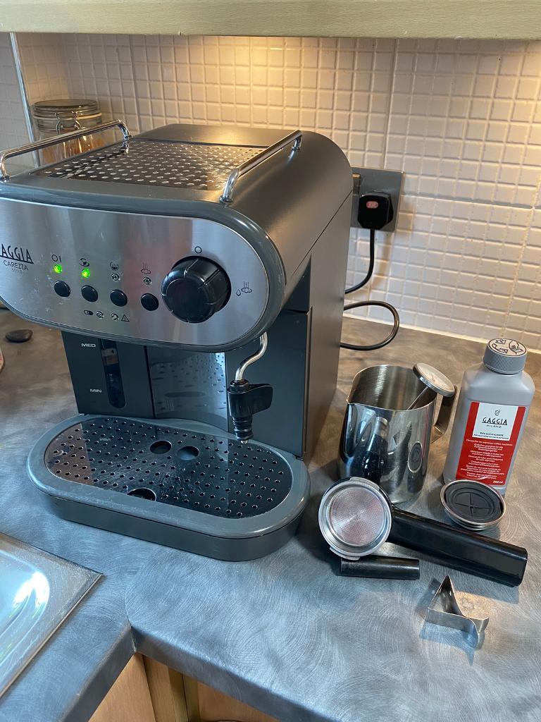 Gaggia coffee machine espresso flat 